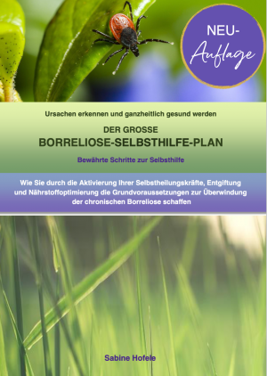 Der große Borreliose Selbsthilfeplan als 479 seitiges E-book als PDF Version